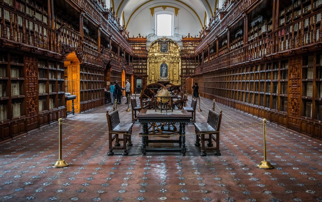 Bibliothèque de Palafoxiana à Puebla au Mexique