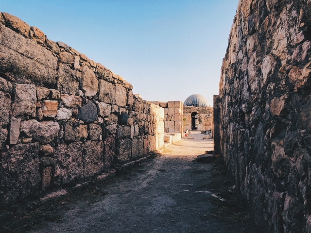 La citadelle d'Amman en Jordanie - Moyen Orient